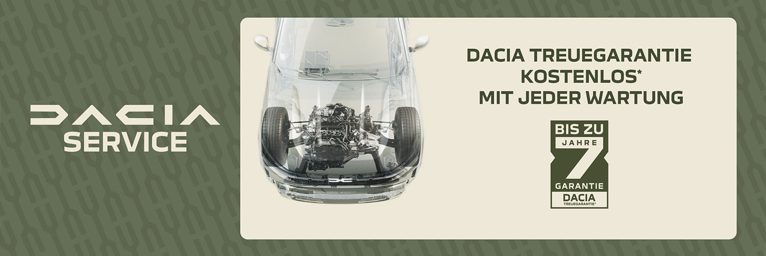 Sorgenfrei fahren Ein Blick unter die Haube unseres Designs: Das markante Dacia Logo verschmilzt mit einem tiefen Dunkelgrün und gibt die Sicht frei auf das Herzstück des Fahrzeugs. Diese transparente Röntgen-Optik zeigt genau das, was uns ausmacht – ein robuster, effizienter Motor ohne überflüssigen Ballast. Puristische Ingenieurskunst, die hält, was sie verspricht.